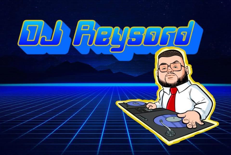DJ Reysord – blau-gelbes Logo